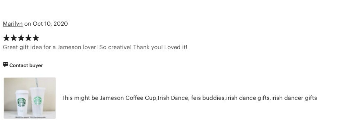 This might be Jameson Coffee Cup